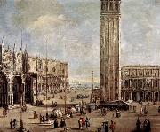 View of the Piazza San Marco from the Procuratie Vecchie, Antonio Stom